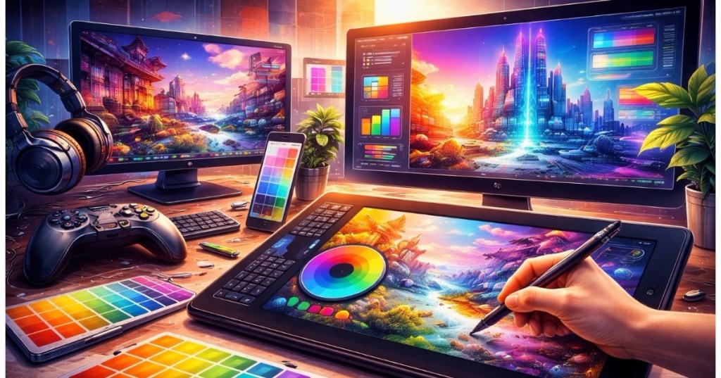 Color en medios digitales y&nbsp;multimedia