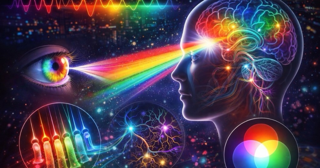 Percepción visual del color: cómo el sistema visual transforma la luz en experiencia&nbsp;cromática