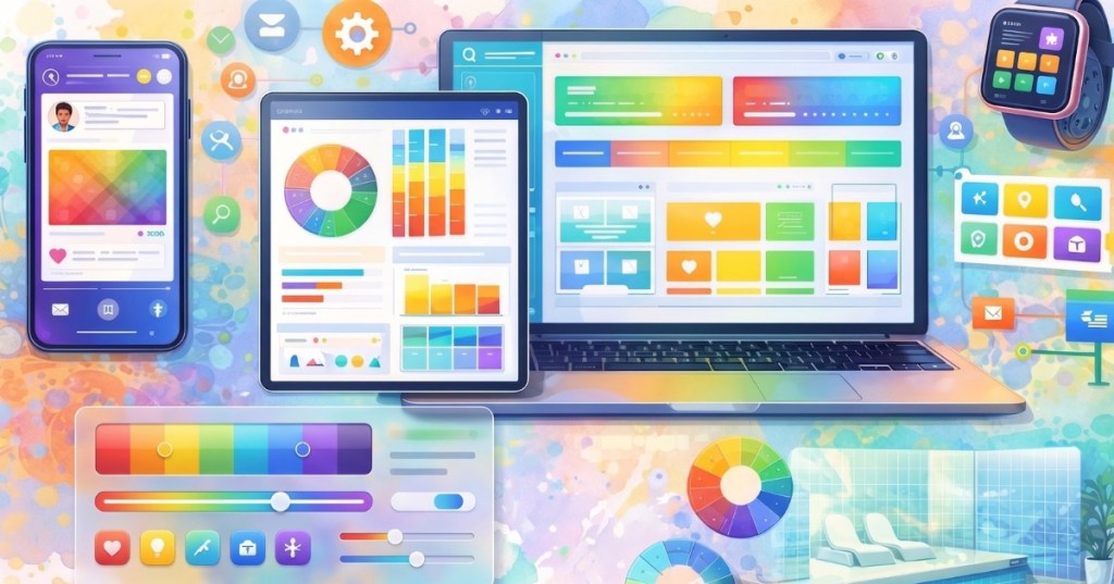Color en interfaces y medios digitales: la estructura invisible que sostiene la&nbsp;experiencia